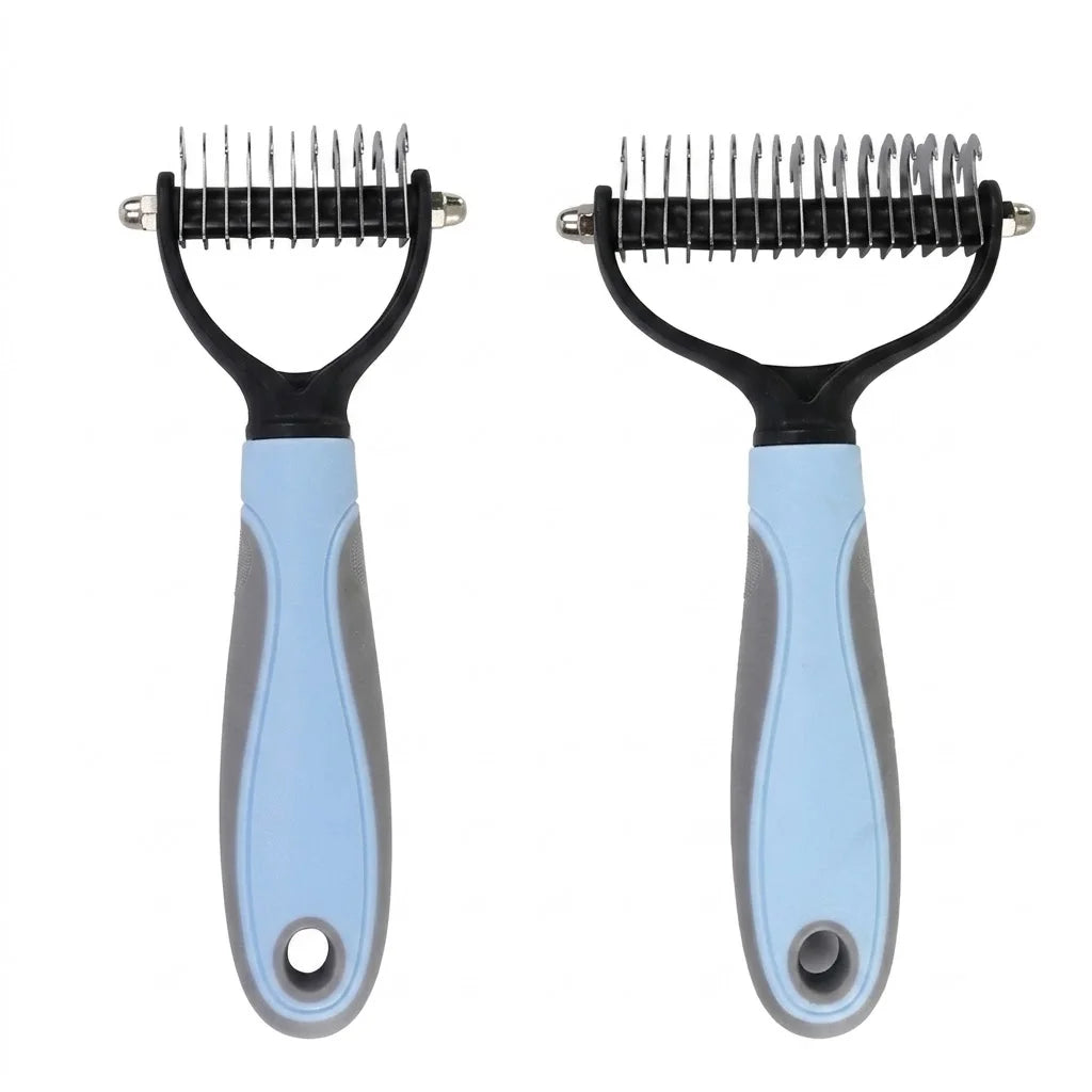 Self-Cleaning Pet Deshedding Brush for Dogs & Cats